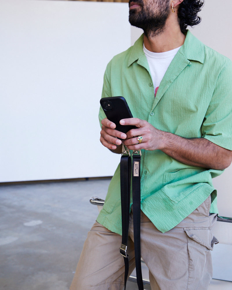 iPhone Case Black + Eyelets