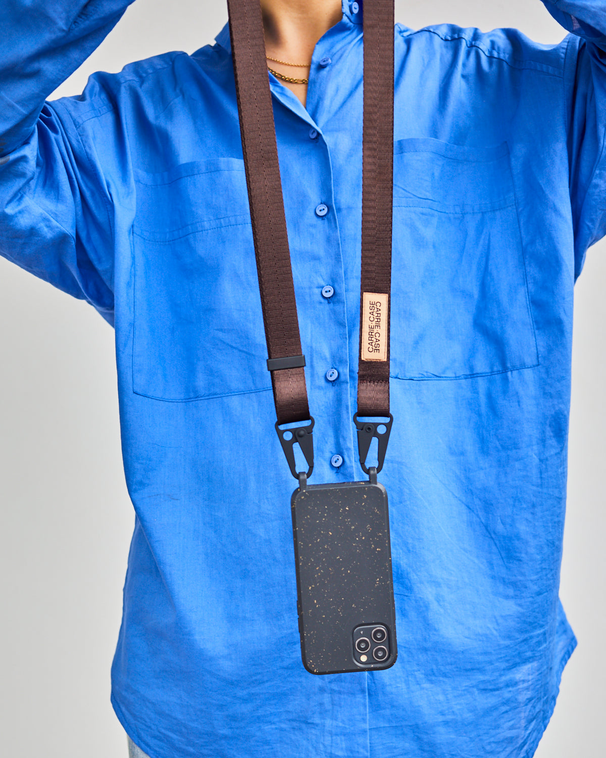 UTILITY LANYARD - CHOCO/BLACK